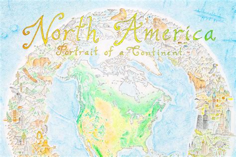 One Man's 5 Year Journey to Draw Enormous Map of North America