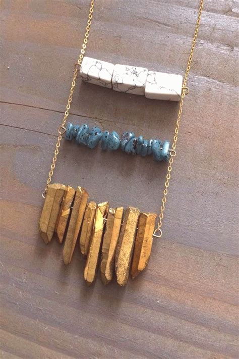 Lengthy Assertion Necklace Anthropologie type Orendia ladder in 2020 ...