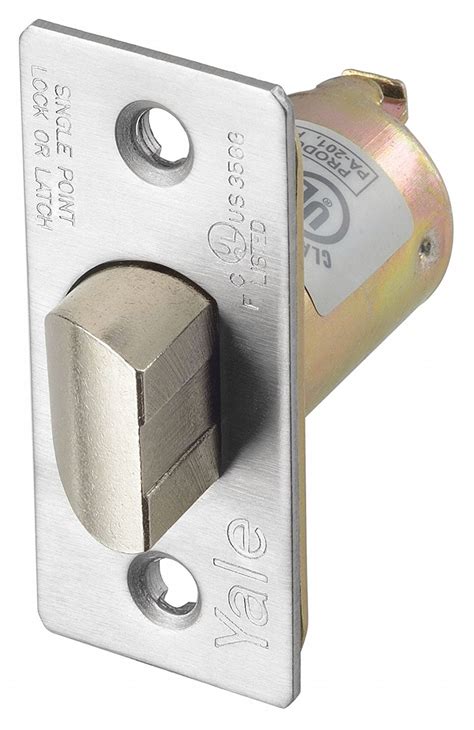 YALE Satin Chrome Latch Bolt, Backset 2 3/8 in - 56HL43|MCP238 626 - Grainger