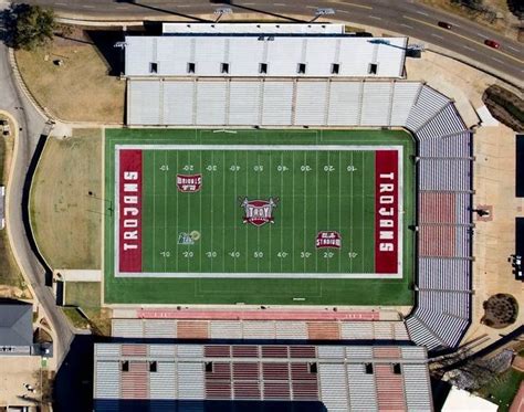 Veterans Memorial stadium, Troy University #TroyTrojans #OneTroy #TroyUniversity # ...