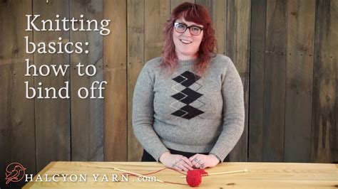 Binding off: knitting basics, easy and fun! - YouTube