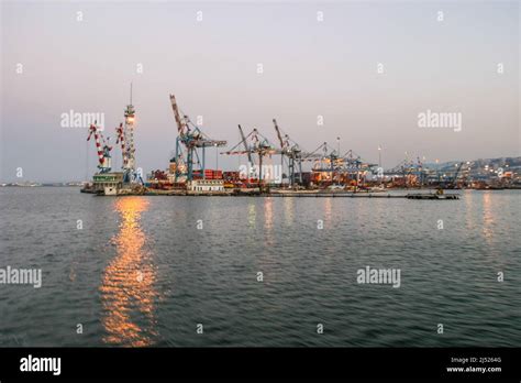 Port of Haifa Stock Photo - Alamy