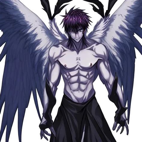 male anime demon angel