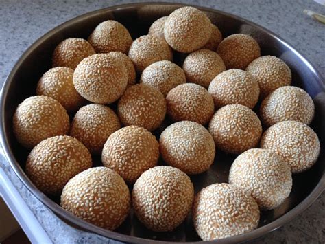 What can I eat mum? : My Air Fried Chinese Sesame Balls (Jin Dui 煎堆/芝蔴球)