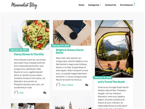 Minimalist Blog – WordPress theme | WordPress.org