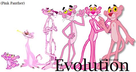 Evolution Pink Panther by DaniloEscobar on DeviantArt