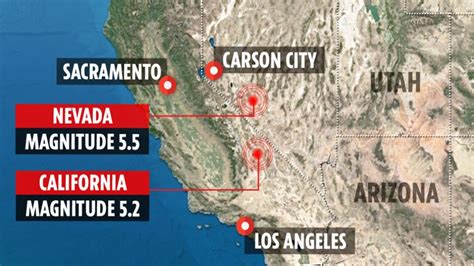 2 Earthquakes In California & Nevada Within Seconds - Signs Of The Last ...