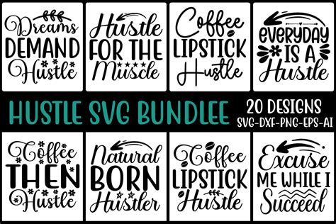 Hustle SVG Bundle Bundle · Creative Fabrica