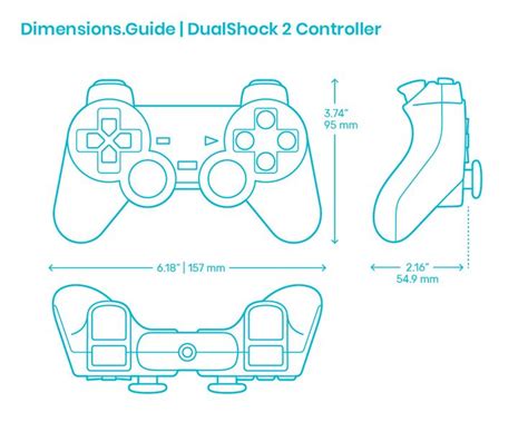 DualShock 2 Controller Dimensions Guide