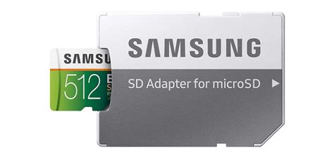 Samsung 512GB MicroSD Memory Card w/ Adapter via Amazon: $99.99 + Free ...