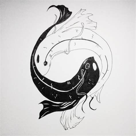 Yin Yang Symbol Fish