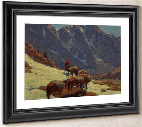 Sierra Pass By Edgar Payne Print, Canvas Art, Framed Print. – Truly Art