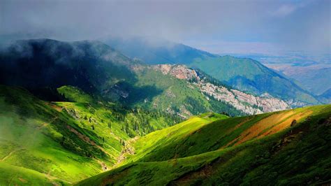 风景 自然景观 新疆 北疆 草地 山川 风景大片壁纸(风景静态壁纸) - 静态壁纸下载 - 元气壁纸