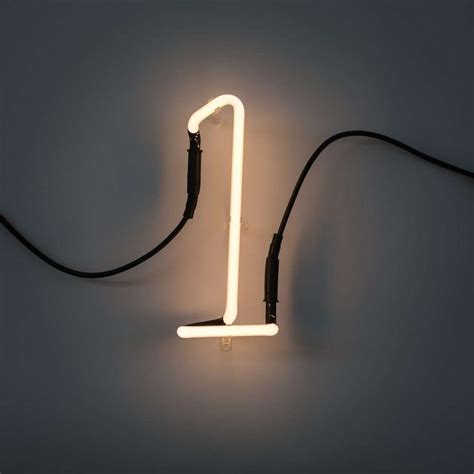 SELETTI LETTERS "NEON ART" LAMPADA ALFABETO-ALPHABET LAMP ⋆ DELLA PIA HOME 1965