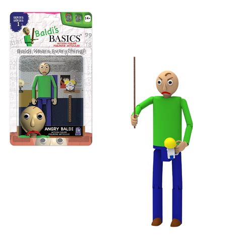 Baldi's Basics Angry Baldi Action Figure - Walmart.com - Walmart.com