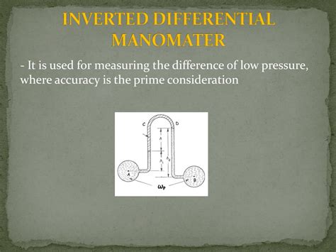 PPT - DIFFERENTIAL MANOMETER PowerPoint Presentation, free download - ID:2732617