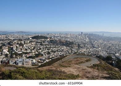 Panorama San Francisco Observation Deck California Stock Photo ...