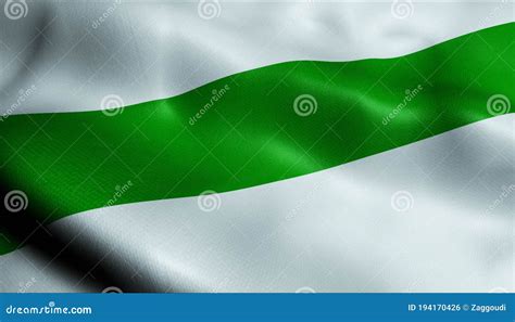 3D Flag Of Groningen Province, Netherlands. Stock Photo | CartoonDealer.com #87606780