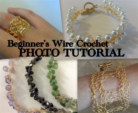 TUTORIAL: Beginner's Wire Crochet Photo Tutorial with