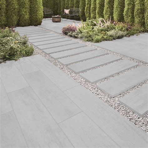 Woodland Grey Outdoor 20mm Porcelain Wood Effect Tile