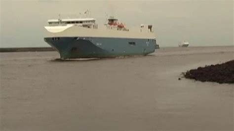 Three dead after cargo ship sinks in North Sea