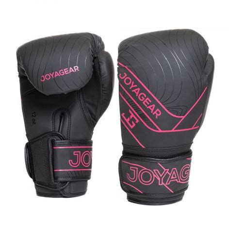 Joya ESSENTIAL Kickboxing Gloves - Black/Pink - GLOVES