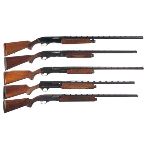 Five Repeating Shotguns -A) Winchester Model 1200 Slide Action Shotgun