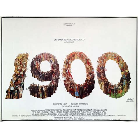 1900 Movie Poster 15x21 in.