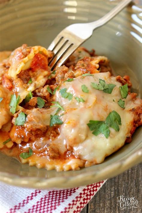 Italian Ravioli Pasta Bake - Diary of A Recipe Collector