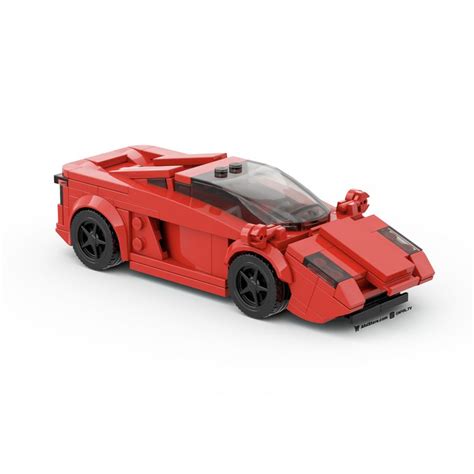 LEGO MOC 6-Wide Sports Car Instructions by AFOL.TV | Rebrickable ...