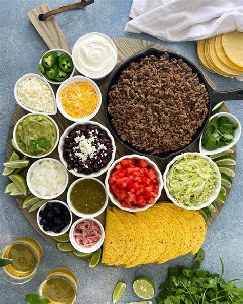 Taco Bar Toppings Ideas | Ain't Too Proud To Meg | Recipe | Taco bar, Taco bar party, Taco ...