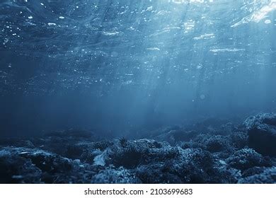 Sun Rays Under Water Blue Ocean Stock Photo 2234819487 | Shutterstock