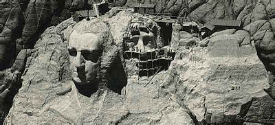 Mount Rushmore in Pictures: Mount Rushmore Construction Photos