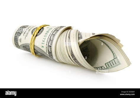 Money wrapped in a rubber band Stock Photo - Alamy