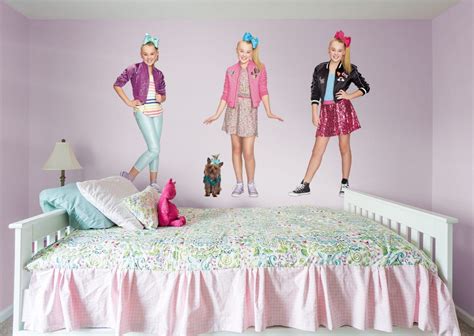 Girls Bedroom Ideas. JoJo Siwa Collection Wall Decals. Visit us and follow us on Pinterest for ...