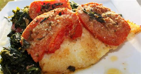 Baked Haddock with Spinach and Tomatoes Recipe | What's Cookin' Italian Style Cuisine