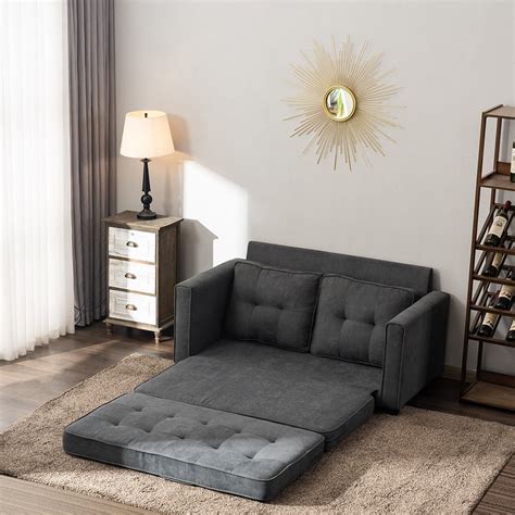Kepooman Sofa Bed, Modern Convertible Folding Sofa Couch Suitable for Compact Living Spaces ...