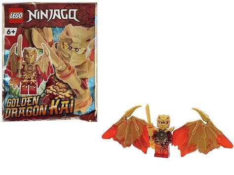 LEGO Ninjago Crystallized - Kai (Golden Dragon) + miecz ! 892291 14411779437 - Allegro.pl