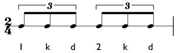 How to play triplets