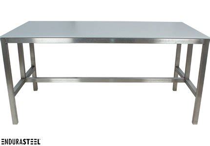 Table with HDPE Top - EnduraSteel Stainless Steel Tables
