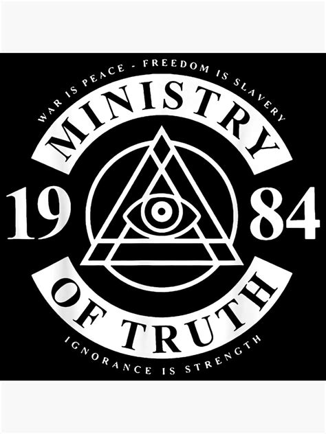 "Ministry of Truth 1984" Poster for Sale by HuongThaii | Redbubble