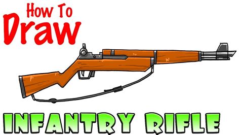 How to Draw Infantry Rifle | Fortnite