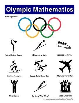 Winter Olympics Math Set | Summer olympics math, Math, Winter olympics