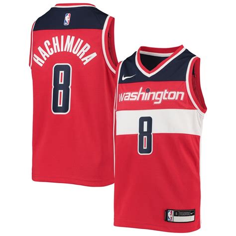 Rui Hachimura Washington Wizards Nike Youth Team Swingman Jersey - Red ...