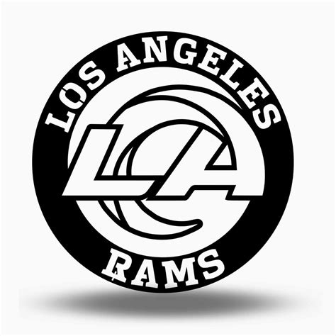 Custom LA Rams Round Metal Sign - Etsy