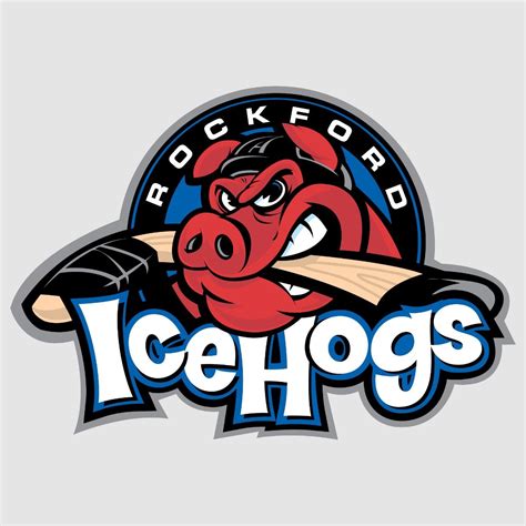 Hockey Wall Decals - Hockey Team Logos - Rockford Icehogs | Rockford ...