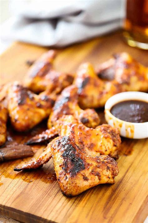 Bourbon Maple BBQ Chicken Wings | How To Feed A Loon