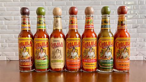 All 7 Cholula Hot Sauce Flavors, Ranked