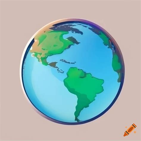 World map icon