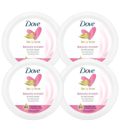 Dove Nourishing Body Care, Face, Hand, and Body Beauty Cream for Normal to Dry Skin Lotion for ...